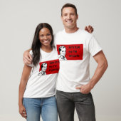 T-shirt Il jure que je m'importe (Unisexe)
