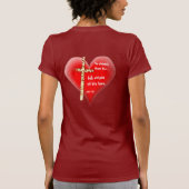 T-shirt Il leur a montré toute l'étendue de son amour. (Dos)