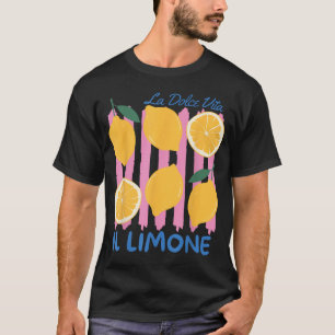T-shirt Il Limone Limon Cello La Dolce Vita Lemon Italie