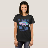 T-shirt Il m'a appelé à pêcher (Devant entier)