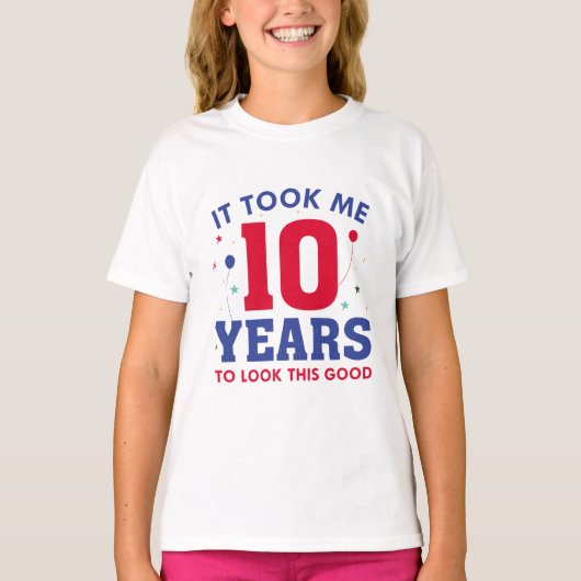 T-shirt Il M'A Fallu 10 Ans Pour Voir Ce Bon (Devant)