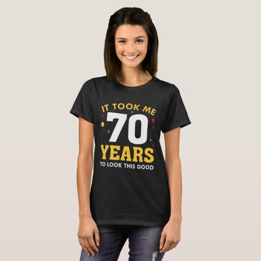 T-shirt Il M'A Fallu 70 Ans Pour Voir Ce Bon (Devant entier)