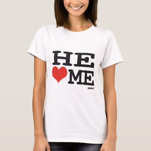T-shirt Il m'aime (Devant)
