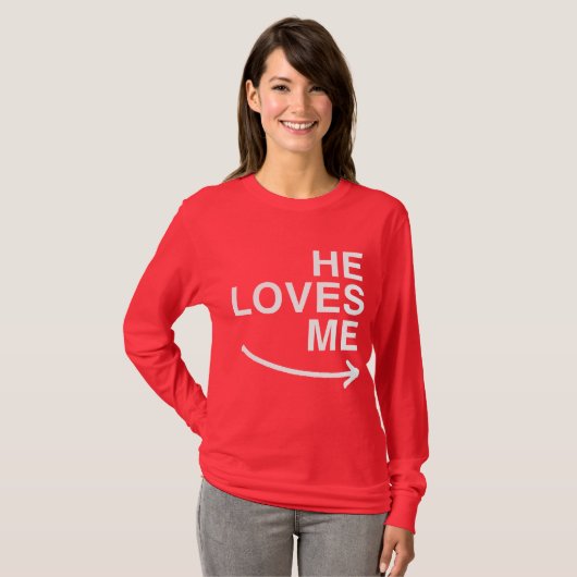 T-shirt Il m'aime (droit) - .png (Devant entier)