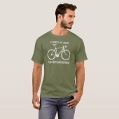 T-shirt Il ne devient pas plus facile il devient juste plu (Devant entier)