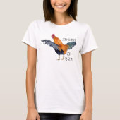 T-shirt Il ne reste plus aucun clic pour donner un coq (Devant)