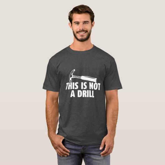 T-shirt Il ne s'agit pas d'un exercice (Devant entier)