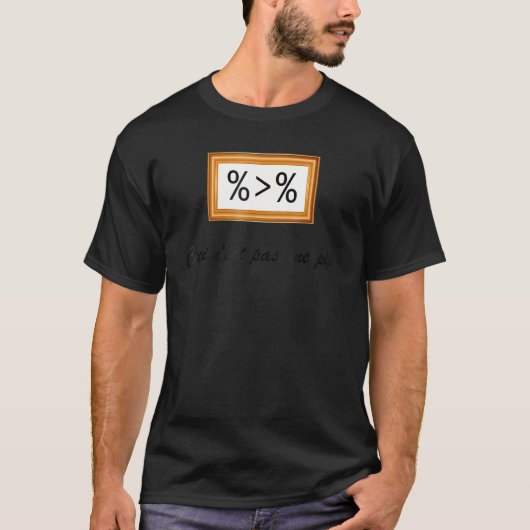 T-shirt Il Ne S'Agit Pas D'Un Pipe R Data Science Art Hist (Devant)