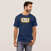 T-shirt Il ne s'agit pas d'un tuyau R Data Science Art His (Devant entier)