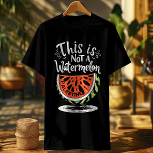 T-shirt il ne s'agit pas d'une palestine de pastèque