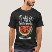 T-shirt il ne s'agit pas d'une palestine de pastèque (Devant)