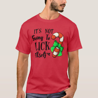 T-shirt Il ne va pas lick son ami Sucre de canne Bow