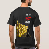 T-shirt Il n'est pas fini – Conception de motivation d'éch (Dos)