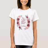 T-shirt Il n'y a pas de Citation de charme Austen femmes (Devant)