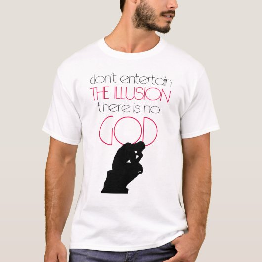 T-shirt Il n'y a pas de Dieu (Devant)