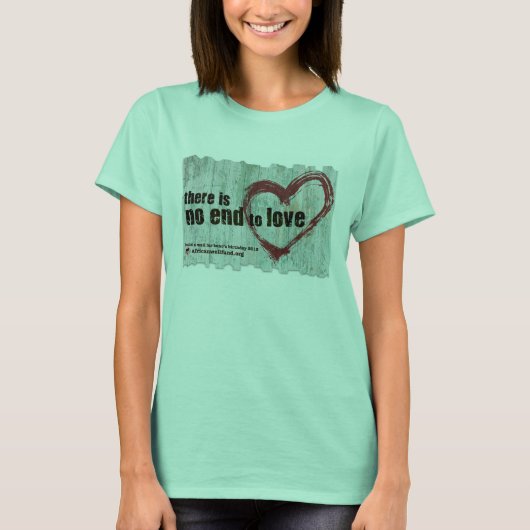 T-shirt "Il n'y a pas de fin à l'amour" BBW 2015 (Devant)