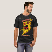 T-shirt Il n'y a pas de mauvaise pizza (Devant entier)
