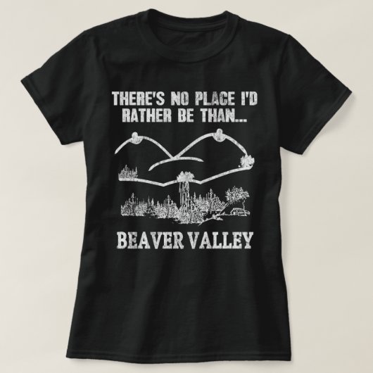 T-shirt Il n'y a pas de pièce d'identité plutôt que Beaver (Design devant)