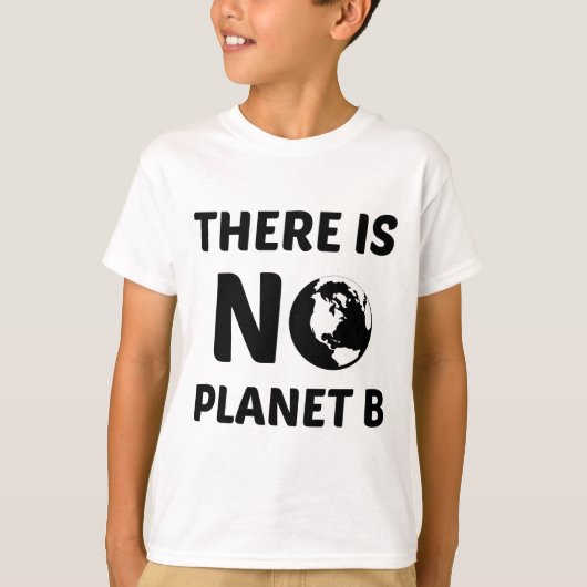 T-SHIRT IL N'Y A PAS DE PLANÈTE B (Devant)