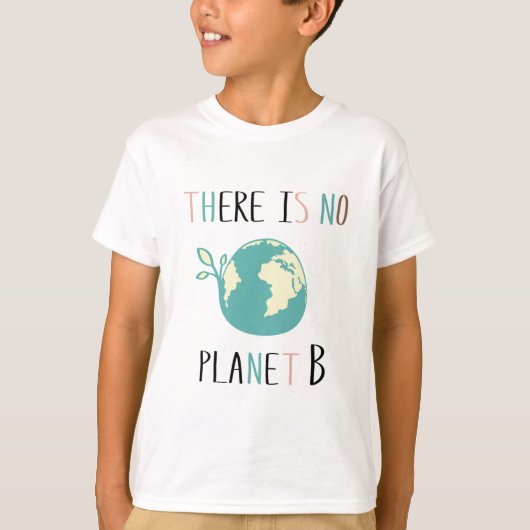 T-shirt Il N'Y A Pas De Planète B (Devant)