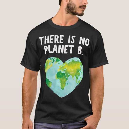 T-shirt Il n'y a pas de planète B - Amour (Devant)