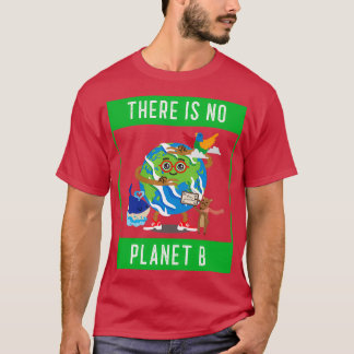 T-shirt Il N'Y A Pas De Planète B Go Vegan