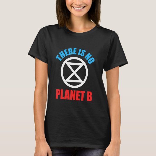 T-shirt Il N'Y A Pas De Planète B Protection Climatique Cl (Devant)