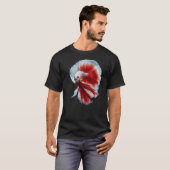 T-shirt Il n'y a pas de poisson combattant maman plus que (Devant entier)