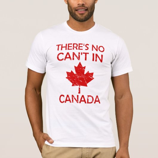 T-shirt Il n'y a pas de solution au Canada pour les Canadi (Devant)