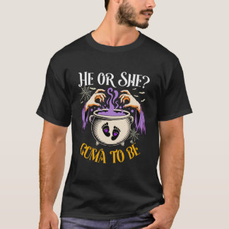 T-shirt Il ou Elle Guma pour Révélation de Bébé Costume d'