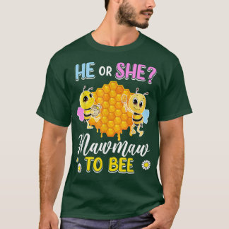 T-shirt Il Ou Elle Mawmaw À Être Un Baby shower De Révélat