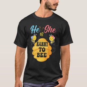 T-shirt Il Ou Elle Nanny À Être Ce Que Sera Le Genre Rev