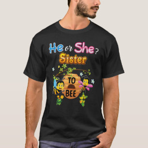 T-shirt Il Ou Elle Soit Soeur Être Sexe Révéler Bébé Moth