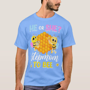 T-shirt Il Ou Elle Stepmere À Être Un Baby shower De Révél