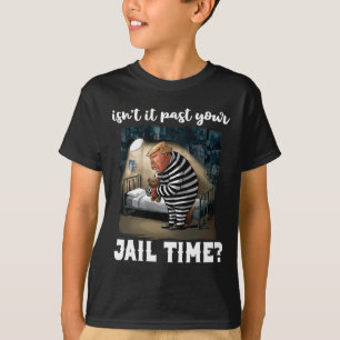 T-shirt Il Passe Votre Temps De Prison Drôle Comédie Anti-
