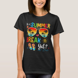 T-shirt Il Pause Été Pourtant Heureux Joyeux Jour De L'Éco