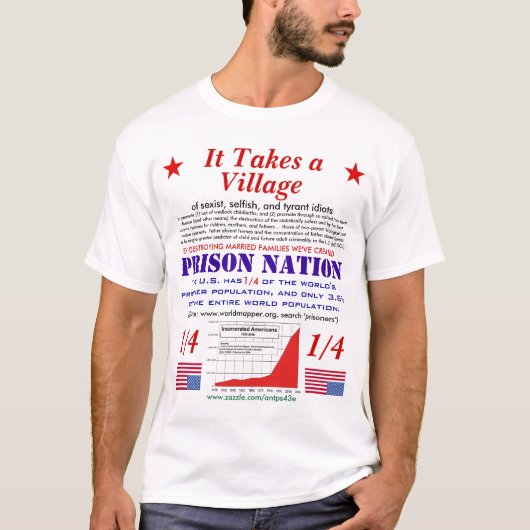 T-shirt IL PREND un VILLAGE - révisé (Devant)