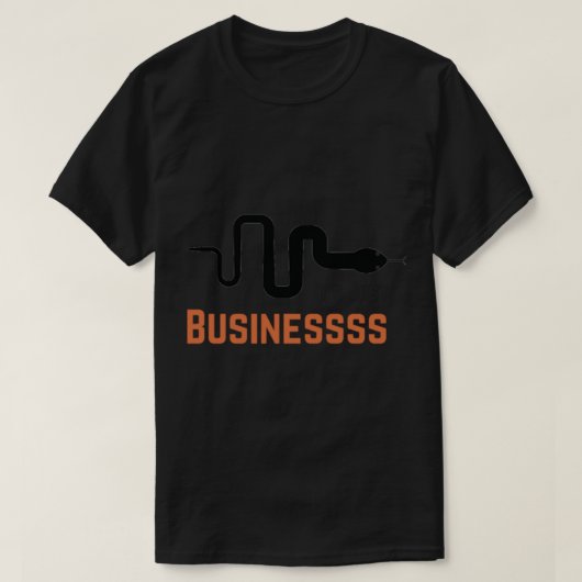 T-shirt Il_s juste Business McCombs serpent (Design devant)