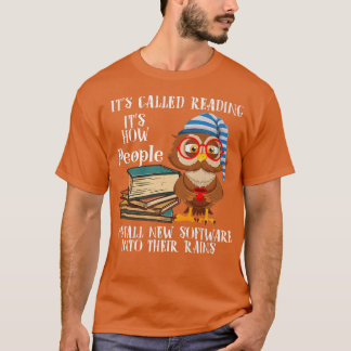 T-shirt Il s'appelle Lading Book Lover Owl