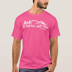 T-shirt Il S'Avère Bien — Écrit En Blanc Baseball Sle