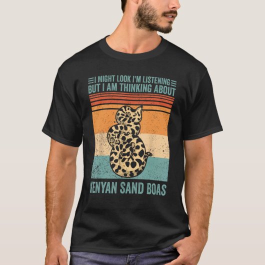 T-shirt Il Serait Possible D'Écouter La Pensée Kenyane San (Devant)