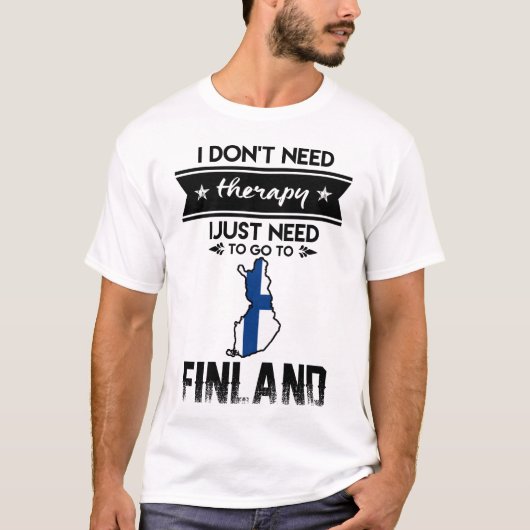 T-shirt il suffit d'aller en finlande (Devant)