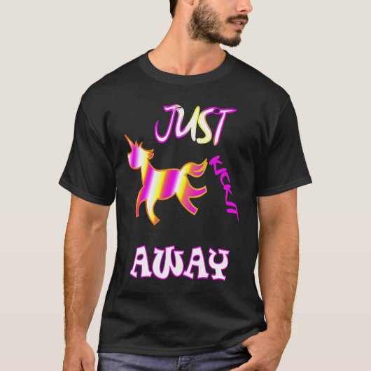T-shirt il suffit de l'éloigner chevaux filles Conception (Devant)