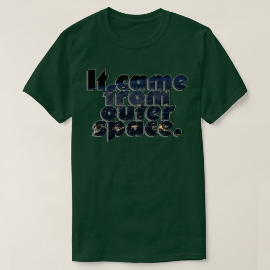 T-shirt Il venait de l'espace (Design devant)