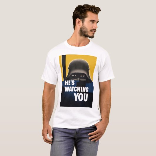 T-shirt Il vous observe (Devant entier)