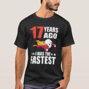 T-shirt Il Y A 17 Ans, J'Étais Le Sperme D'Anniversaire Le