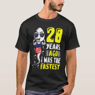 T-shirt Il Y A 28 Ans, J'Étais Le 28ème anniversaire le pl