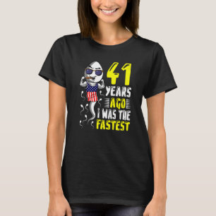 T-shirt Il Y A 41 Ans, J'Étais Le 41ème anniversaire le pl