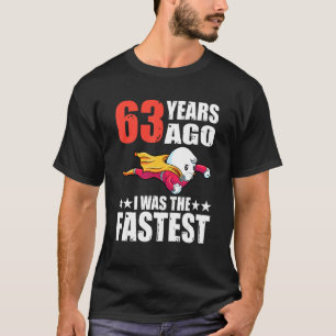 T-shirt Il Y A 63 Ans, J'Étais Le Sperme D'Anniversaire Le