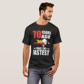 T-shirt Il Y A 70 Ans, J'Étais Le Sperme D'Anniversaire Le (Devant entier)